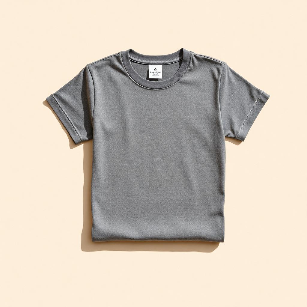 Folded Urban Grey basic tee